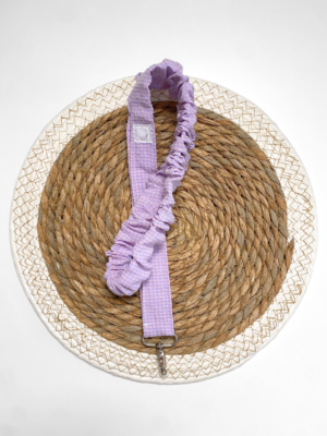 Scrunchie Lanyard Lila Vichy Mini